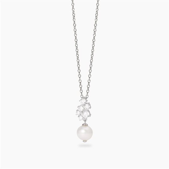 Collana Mabina Donna Mercy in Argento Zircone 553885 - 553885